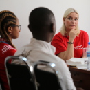 The Crown Princess visits UNAIDS supported programmes in Tanzania. Photo: Christian Lagaard, the Royal Court.